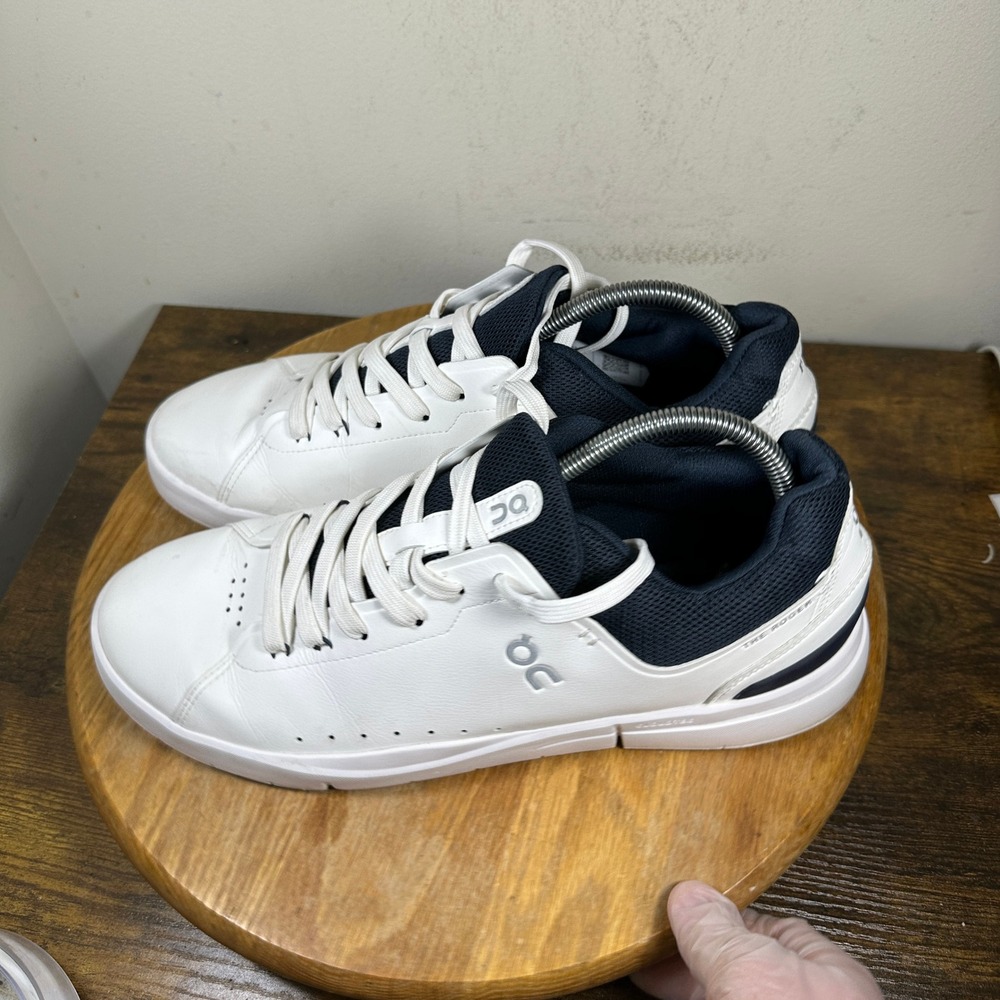 On Running The Roger Advantage White Navy Mens Sneakers 48.99456 Size 11 - Picture 5 of 8